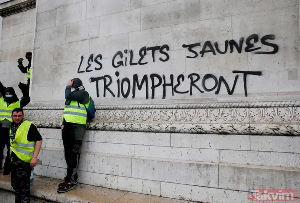 Fransa'daki Sarı Yelekliler'in eyleminde Gezi Parkı izleri - 13