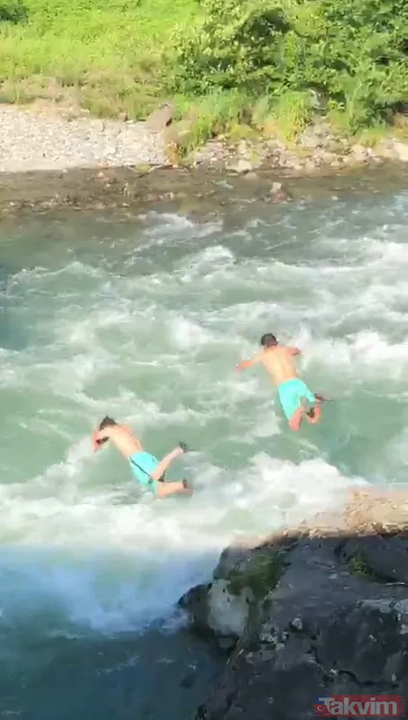 Rize Ardeşen'de Fırtına Deresi'ne atlayan Hasan Gökmen Dedecan hayatını kaybetti! Ölüme atladığı anlar kamerada - 2