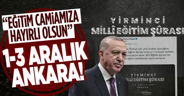 Başkan Erdoğan duyurdu! 1-3 Aralık’ta...