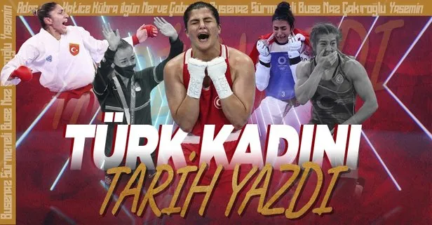 Türk kadın sporcular Tokyo 2020 Olimpiyatları’nda rekor kırarak tarihe geçti