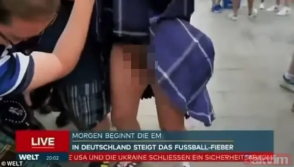 EURO 2024’te İskoç eteği skandalı! Alman sunucu altında ne olduğunu merak etti: Gördüğüne bin kez pişman oldu - 7