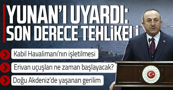 Τελευταία στιγμή: Υπουργός Εξωτερικών Μεβλούτ Τσαβούσογλου: Οι πτήσεις Κωνσταντινούπολης-Ερεβάν θα ξεκινήσουν σύντομα