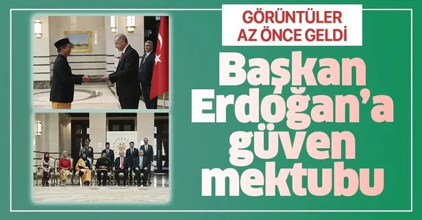 Büyükelçilerden Başkan Erdoğan’a güven mektubu