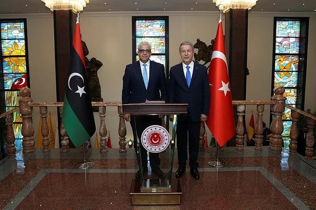 Son dakika: Bakan Hulusi Akar'dan kritik kabul: Libya ve Malta içişleri bakanları ile görüştü-3