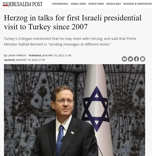 İsrail Cumhurbaşkanı Isaac Herzog'un olası Türkiye ziyareti "stratejik derinliklerde" kaybolan Davutoğlu'nu çarptı-5