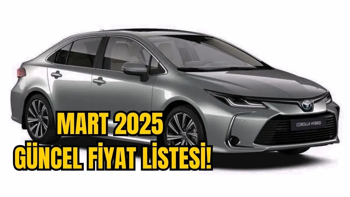 200 BİN TL İNDİRİM: Mart 2025 Toyota Corolla, Yaris Cross fiyat listesi güncellendi