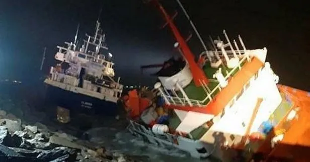 Tuzla açıklarındaki gemi kazasında tüm mürettebat kurtarıldı