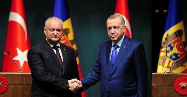 Son dakika: Başkan Erdoğan Moldova Cumhurbaşkanı Dodon ile görüştü