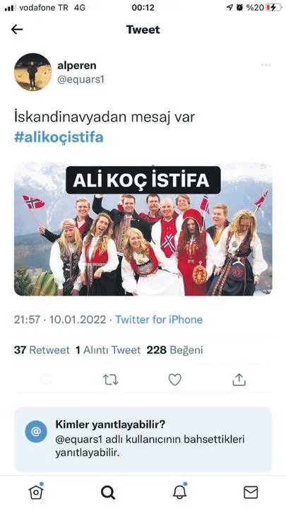 1641933434812.jpeg Ali Koç 'istifa et' yazanların %49,7’si Norveç’ten boot hesap diyince taraftar çileden çıktı!-3
