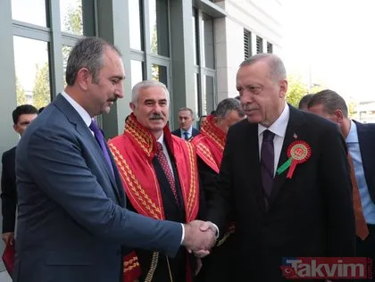 Adli Yıl Açılış Töreni’nde dikkat çeken kare! Başkan Erdoğan...