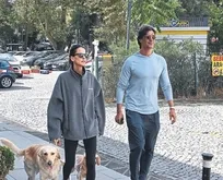 İbrahim Kutluay ve Edvina Sponza yürüyüş keyfinde