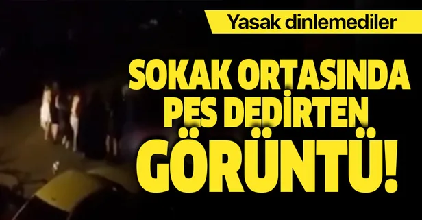 Son dakika: Ankara'da sosyal mesafe kuralını hiç sayan hareket!