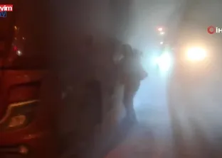 Malatya’da seyir halindeki tır alev aldı