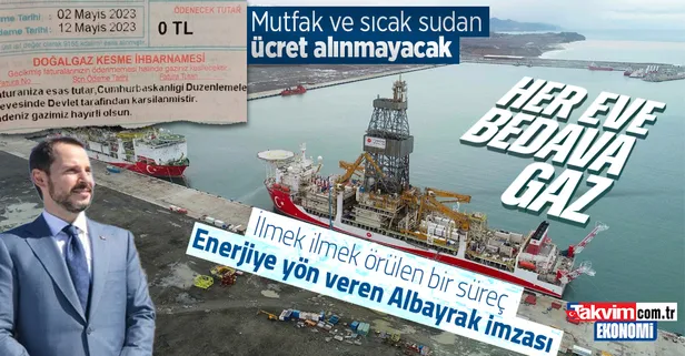 Her eve 25 m3 bedava gaz! Mutfakta ve sıcak suda ücretsiz harcama dönemi