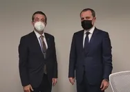 KKTC Dışişleri Bakanı Ertuğruloğlu ile Azerbaycan Dışişleri Bakanı Bayramov arasında görüşme!