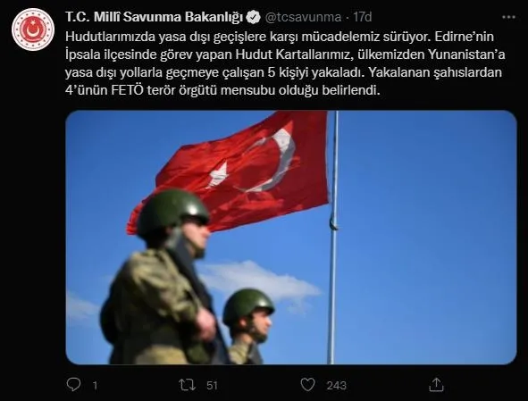 MSB duyurdu: Hainler kaçmaya çalışırken yakalandı!-1