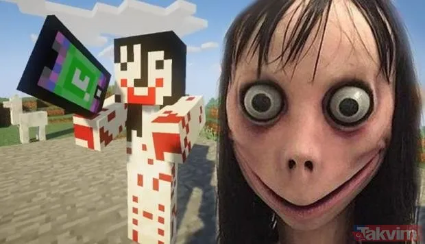 Aileler dikkat! Momo, Minecraft’a sıçradı!