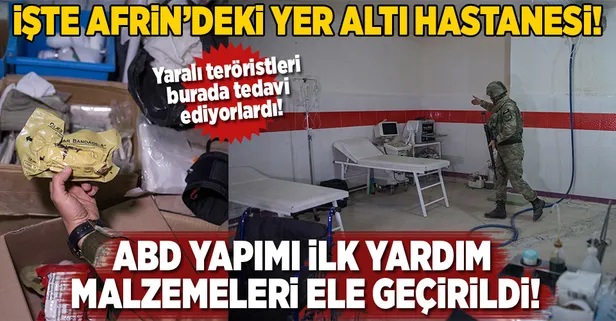 İşte Afrin'deki yer altı hastanesi!