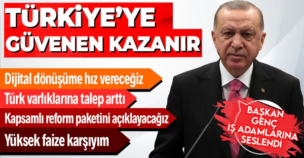 Son dakika: Başkan Erdoğan'dan Türkiye Genç İş Adamları Konfederasyonu heyetini kabulünde önemli açıklamalar