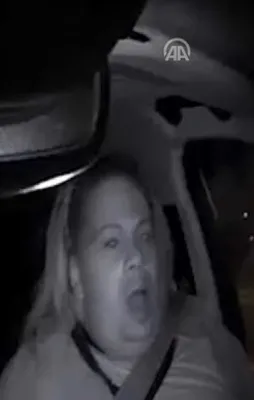 Uber yayaya böyle çarptı