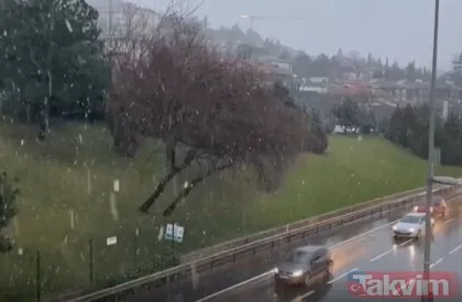 Beklenen kar yağışı İstanbul’da etkili oldu! Lapa lapa yağıyor... İşte son durum ve meteoroloji hava durumu uyarısı