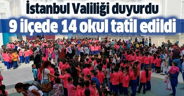 Son Dakika Haberi: 27 Eylül İstanbul’da bugün hangi okullar tatil edildi? İşte İstanbul Valiliği tatil olan okullar listesi