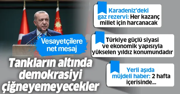 Son dakika: Başkan Erdoğan'dan kabine toplantısı sonrası önemli açıklamalar