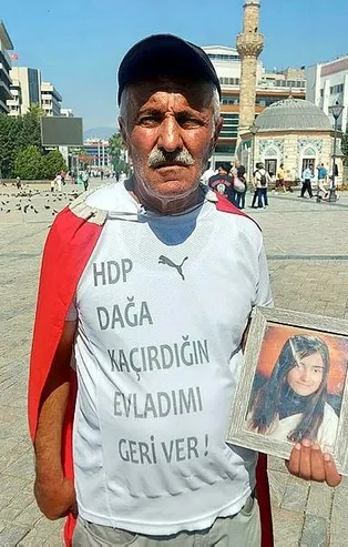 İzmir'de evlat nöbetini sürdüren baba Mehmet Laçin Ankara'ya yürüyüşe başladı