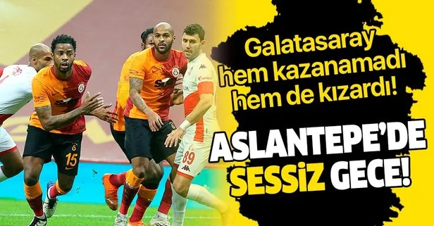 Aslantepe’de kazanan yok! MS: Galatasaray 0-0 Antalyaspor