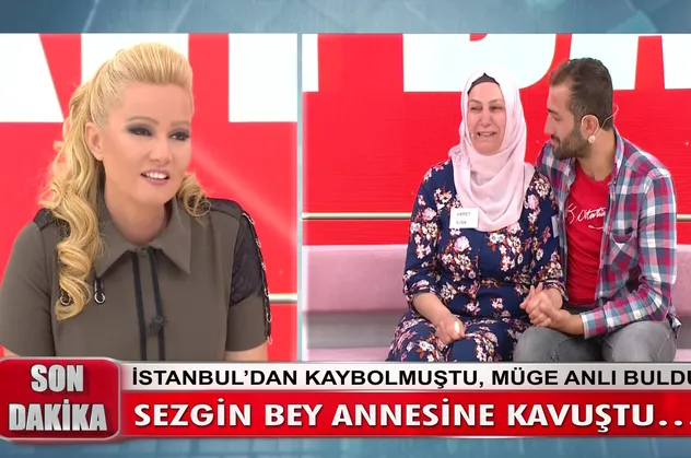 Müge Anlı canlı yayınında hasret sona erdi! Bir anlık kızgınlıkla çocuklarını terk eden anne ile küçük oğul Sezgin İlter kavuştu!