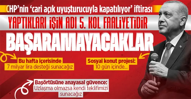 SON DAKİKA: Kabine toplantısı sona erdi! Başkan Recep Tayyip Erdoğan'dan önemli açıklamalar! CHP'nin iftirası... Başörtüsü teklifi ve sosyal yardımlar