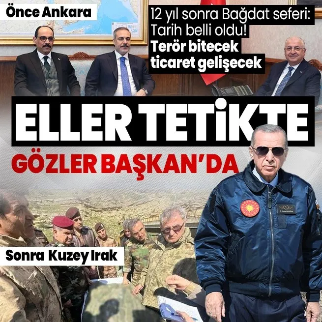 Başkan Erdoğan, nisan ayı bitmeden Irakı ziyaret edecek! Terör örgütü PKKya büyük harekat hazırlığı