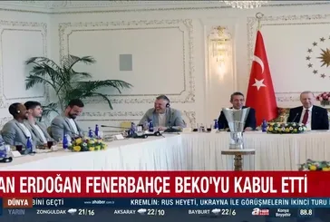 Başkan Erdoğan Fenerbahçe Beko'yu kabul etti!