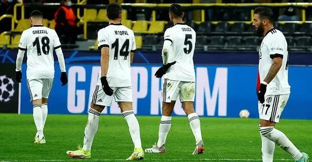 Beşiktaş Dortmund karşısında dağıldı! Şampiyonlar Ligi macerasını puansız tamamladı