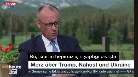 Almanya Şansölyesi Friedrich Merz kanlı anlaşmayı itiraf etti: "İsrail pis işlerimizi yapıyor"