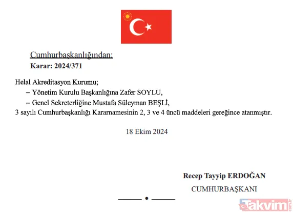 Atama ve görevden alma kararları Resmi Gazete'de yayımlandı! İşte isim isim o liste - 16