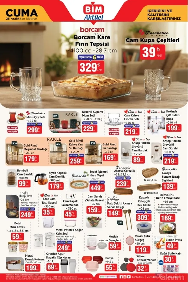 BİM 26-30 Aralık aktüel kataloğunu yayınladı! Dikiş makinesinden çeyiz ürünlerine kadar birçok ürün kampanyada - 5