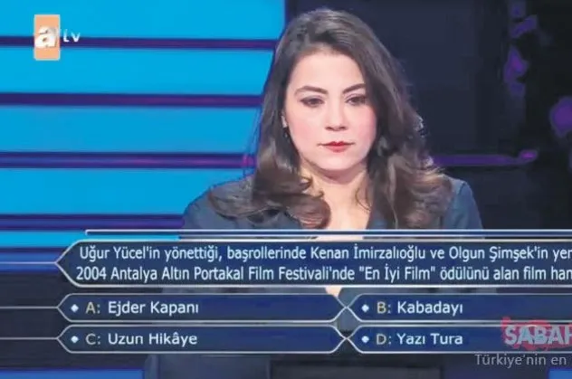 ATV'nin sevilen programı 'Kim Milyoner Olmak İster'de şaşkına çeviren olay!