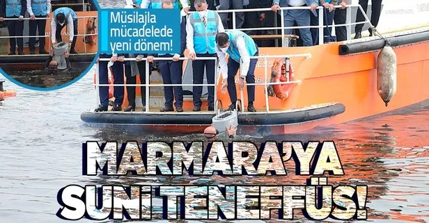Son dakika: Marmara’da müsilaja karşı oksijen cihazı! Ne kadar müsilaj temizlendi? Bakan Kurum’dan flaş açıklama!