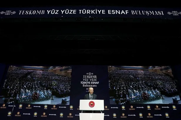 Başkan Erdoğan'dan 'Yüz Yüze Türkiye Esnaf Buluşması'nda önemli açıklamalar-6