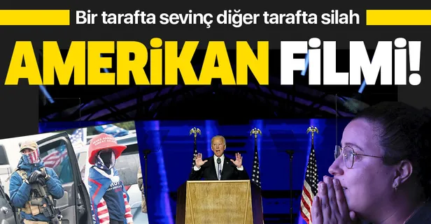 Joe Biden ABD’nin yeni başkanı seçildi! Trump destekçileri ise silahlarla sokağa indi