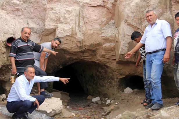 Nevşehir'de heyecanlandıran keşif! Evleri su basınca ortaya çıktı-7
