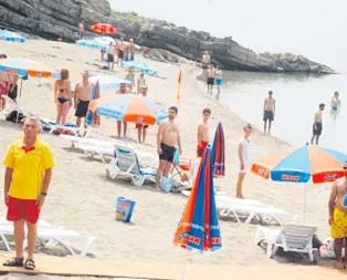 Plajda hayat durdu