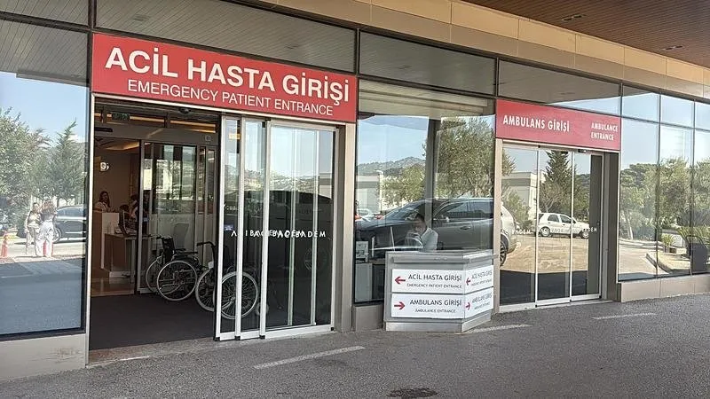 Ali Şen'in tedavi gördüğü hastane (DHA)