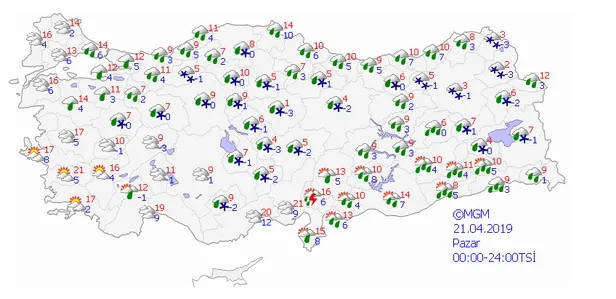 Hava durumu: Meteoroloji'den kar ve yağmur uyarısı! İşte 5 günlük hava durumu...-6