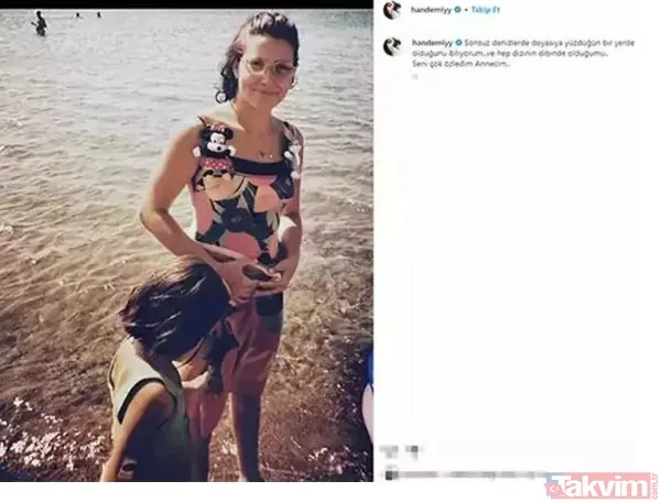 Hande Erçel annesini mezarı başında andı! Sözleri yürek yaktı: Keşke bir süre daha dizinin dibinde yaşasaymışım... - 11