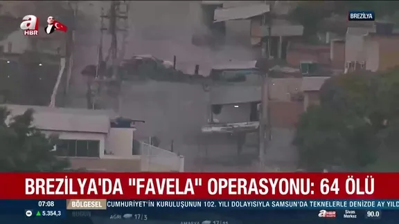 Brezilya'da ''Favela'' operasyonu: 64 ölü