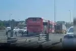 Haliç Köprüsü’nde metrobüs kazası!