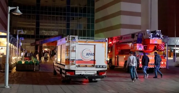 Erzurum’da alışveriş merkezindeki kafeteryada patlama: 2 yaralı