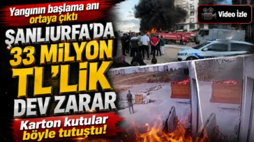 Şanlıurfa'da 33 milyonluk dehşetin başlama anı kamerada!